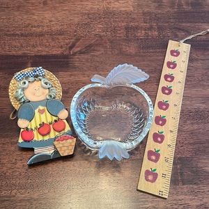 Studio Nova apple delight candy bowl and apple decor